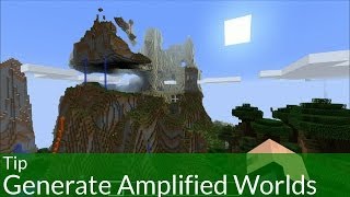 Tip Generate Amplified Worlds in Minecraft [upl. by Amihsat]