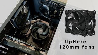 upHere 120mm 3PIN Case Fan Low Noise High Airflow for Computer CoolingCPU CoolerPF120BK33 [upl. by Maryjo]