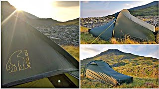 NORDISK TELEMARK 22 LW Tent Review  Solo Wildcamp in Snowdonia [upl. by Yelroc]