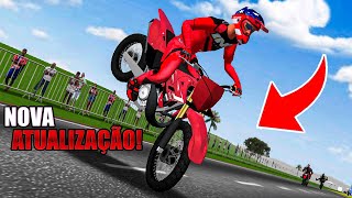 NOVOS CAPACETES SKINS e MUITO MAIS na NOVA ATUALIZAÇÃO do MOTO WHEELIE 3D [upl. by Orhtej]