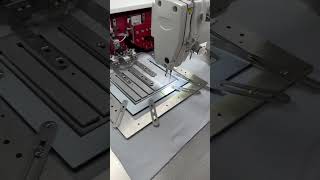 Automatic pocket setter machine shorts sewingmachine pocket [upl. by Felicia]