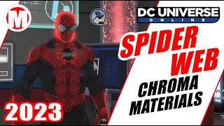 DCUO All Spiderweb Chroma Materials [upl. by Buck]