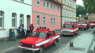 Umzug der Feuerwehren 130 Jahre  FFW SondershausenMitte [upl. by Annai]