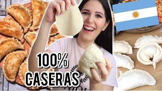 EMPANADAS ARGENTINAS RELLENO MASA  6 REPULGUES EXPECTATIVA  REALIDAD  Steph T [upl. by Etnohc]