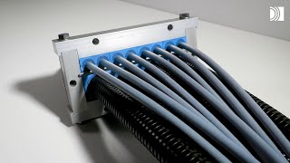 Roxtec CRF  Compact allinone sealing solution for cable and plastic conduit penetrations [upl. by Xuaegram]