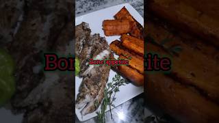 🇯🇲🌶️Jerk flounder fish and grill carrots 🥕 grillfish shortsviral grillcarrots foodie [upl. by Lorilee]