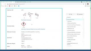 Pubchem Chemical Library Database [upl. by Faina]