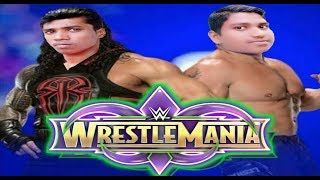 WWE Roman Reigns vs Brock Lesnar Wrestlemania 34 Reload [upl. by Novart697]