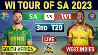 WI vs SA live match  3RD T20  West Indies vs South Africa live  West Indies vs South Africa P4 [upl. by Ohcamac679]