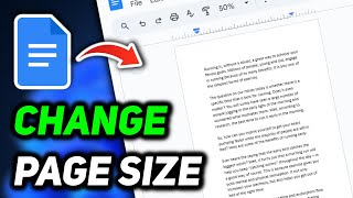 How to Change Page Size in Google Docs  Change Google Docs Page Size [upl. by Notaek]