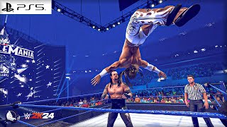 Shawn Michaels vs Undertaker  Wrestlemania 25 WWE 2K24 Showcase Mode  PS5 Gameplay [upl. by Adlecirg]