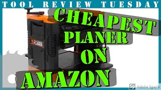 WEN 125” Thickness Planer Review model 6550 [upl. by Erodavlas]