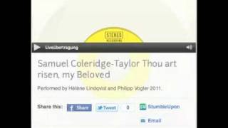 Samuel ColeridgeTaylor Thou art risen my beloved [upl. by Os914]