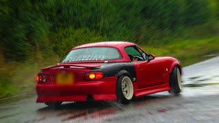 Modified Cars Leave Car Show Sideways in The Rain [upl. by Notaek]