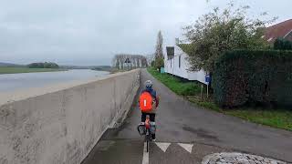 Een fietstochtje op de Maasdijk van Maasmechelen naar Uikhoven [upl. by Treva]