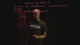 SS2  Sequence and series  Nth term of arithmetic progression  1 [upl. by Weitman]