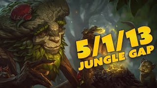 Jungle Gap  Ranked Ivern Jungle Masters Elo Ranked [upl. by Naves]