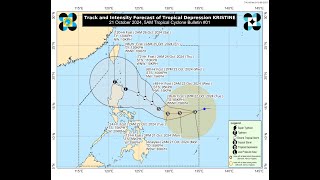 LIVE Typhoon Kristine Updates RealTime Forecast and Advisories [upl. by Magdalena]