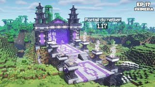 Jai construit un ÉNORME PORTAIL en AMÉTHYSTE   Episode 17 Primeria S3  Minecraft Survie 117 [upl. by Eelasor]