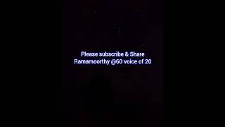 Thuli Thuliyai Kottum Karaoke Track for Male Singers by Ramamoorthy 60 voice of 20 [upl. by Proulx]