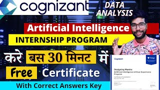 Cognizant Free Internship program with Certificate  Artificial Intelligence  Data Analysis Python [upl. by Ahsenad]