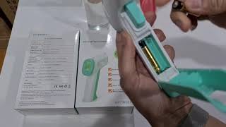 HY TWQ01 Infrared Thermometer CE amp FDA Certified non contact forehead [upl. by Shannen]