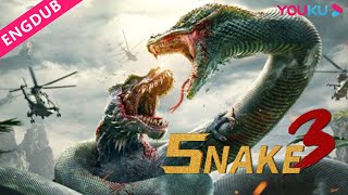 ENGDUB Snake3 in English Giant monster awakens and launches attack  Thriller  YOUKU MOVIE [upl. by Meda173]