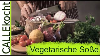 Braune Soße selber machen  lecker ohne Fleisch Vegetarisches Rezept [upl. by Cati]