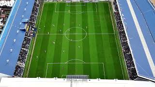 Fratton Park from above  Pompey vs Reading 170224 [upl. by Esme676]