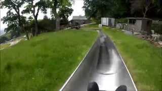 Great Orme Toboggan Cresta Run  Llandudno UK [upl. by Yrrem]