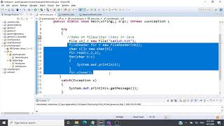 File Reader and File Writer class in Java  CSE1007  Java Programming [upl. by Assirrak]