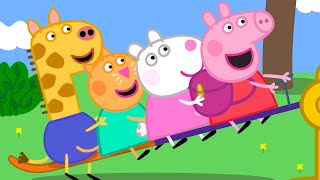 Peppa Pig in Hindi  The Seasaw  सीसॉ  Hindi Cartoons for Kids [upl. by Nedroj]