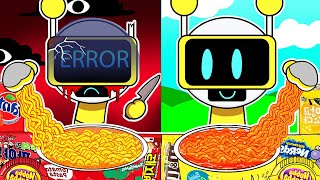 Incredibox Sprunki  FUN BOT Normal Vs Horror Versions Convenience Store Mukbang Animation  ASMR [upl. by Lucius222]