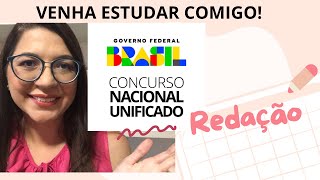 Curso Redação CNU Descomplicada  bloco 8  nível médio [upl. by Iramaj]