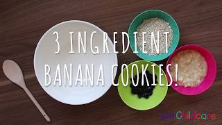 3 Ingredient Banana Cookies [upl. by Bax926]