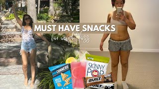 MY MUST HAVE SNACKS FOR WEIGHT LOSS [upl. by Aloel]