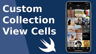 Swift 5 Custom CollectionView Cells Programmatically Xcode 11  2020 iOS [upl. by Eilzel140]