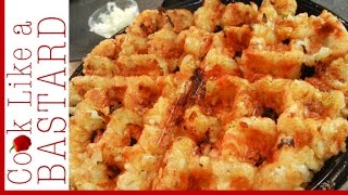 Waffle Iron Tater Tot Hash browns [upl. by Gimpel]