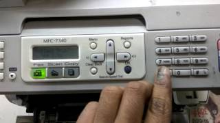 how to reset toner amp drum brother printer MFC7340 [upl. by Takara56]