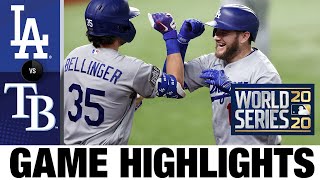 Joc Pederson Max Muncy homer in World Series Game 5 win  DodgersRays Game 5 Highlights 102520 [upl. by Latsirhc16]