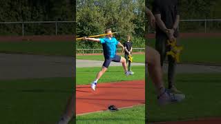 Javelin throw technique slow motion sports shorts youtubeshorts [upl. by Madeline]