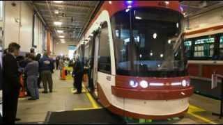 A look inside Torontos New TTC Streetcar [upl. by Aissat971]