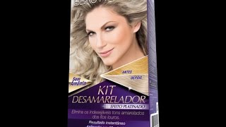 TESTANDO KIT DESAMARELADOR BEAUTY COLOR [upl. by Ikkela]