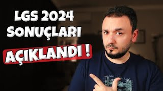 LGS 2024 Sonuçları AÇIKLANDI [upl. by Eiramanna412]