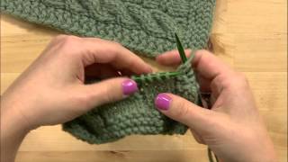 How to Knit a Scarf  Chutes amp Ladders Pattern [upl. by Hax]