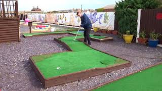 Surfside Crazy Golf in Abergele  Hole 10 [upl. by Aidnama]