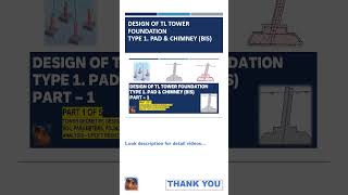 TL TOWER FOUNDATION PAD amp CHIMNEY BIS Part 1 [upl. by Aiahc]