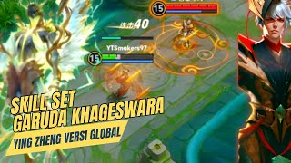 Skill Set Hero Baru Garuda Khageswara Ying Zheng Honor of Kings  Honor of Kings Global [upl. by Annwahsal]