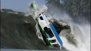 EXTREME CRASHING BIG SHIPS amp BOATS COMPILATION❗MONSTER WAVES IN STORM amp TSUNAMI [upl. by Alesiram770]