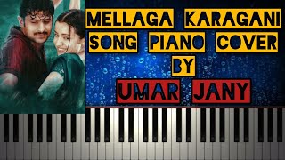 Mellaga Karagani Song From Varsham Movie Piano Cover by Umar Jany  Devi Sri Pradad Prabhas Trisha [upl. by Jerold]